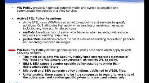ActiveVOS: Security: WS-Security: Part 1