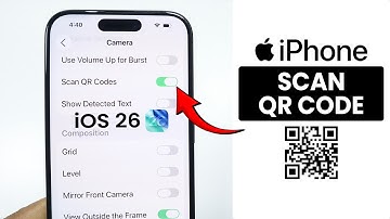 [iOS 26] QR-code scannen op elke iPhone - QR-codescanner