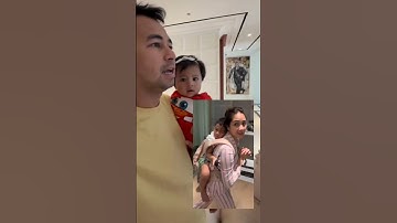 SAAT MAMA GIGI PAPA RAFFI KOMPAK NGASUH RAYYANZA DAN LILY .. RAYYANZA MODE MANJA JADI BABY LILY
