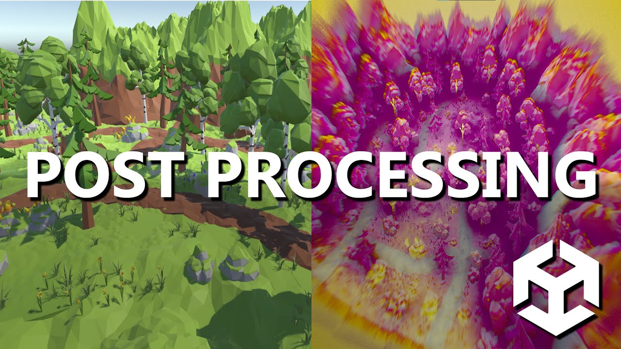 Как настроить POST PROCESSING в UNITY - YouTube