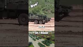 Royal Cambodia Army:SH-1 155mm self- propelled howitzer #cambodia🇰🇭 #military #army