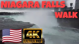 NIAGARA FALLS NY WALK. Great Views Of The Falls In [4K]. A Trip To Niagara Falls! by David George 107 views 7 months ago 1 hour, 6 minutes