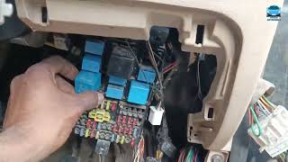 Hyundai i10 petrol power window not working/ relay and fush location