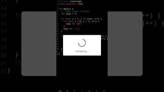 Right pascal star pattern #subscribe #programming #viral #foryou #viralvideo #shorts