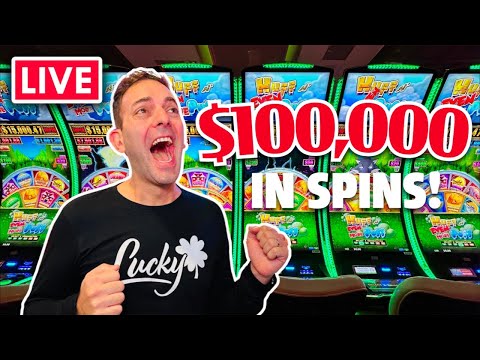 🔴 LIVE $100,000 in SPINS on Huff N' EVEN More Puff