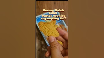 Thumbnail of cuma 4 bahan butter cookies gampang bekal anak TK #resep  #snackbox #buttercookies #icingcookie