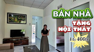 Cần bán| Nhà cấp bốn rộng rãi, tặng nội thất giá chỉ 1 tỷ 400tr.