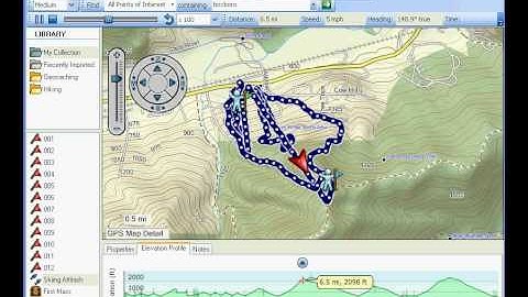 Garmin BaseCamp GPS track playback demo