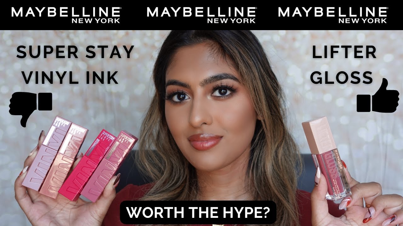 Maybelline SuperStay Vinyl Ink  Liquid LipColour & Lifter Gloss with Hyaluronic Acid | HONEST Review
