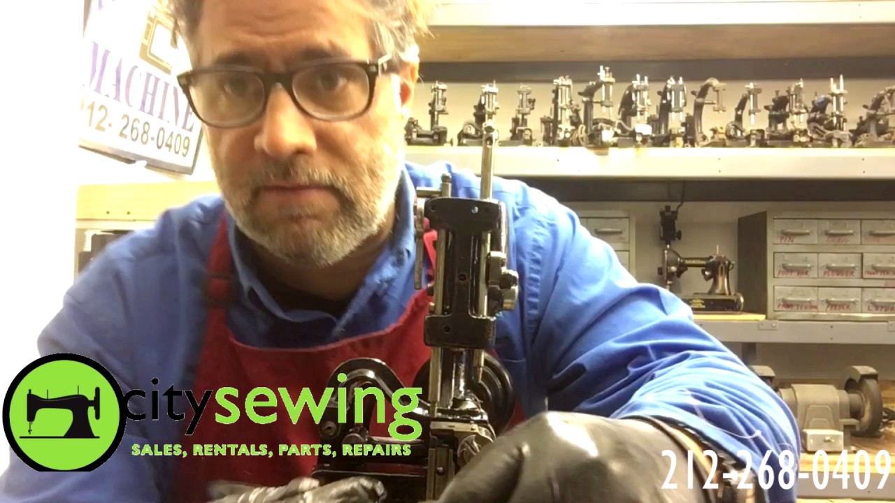 Refurbished Straw Braid Machine with broken needle bar Holder - YouTube