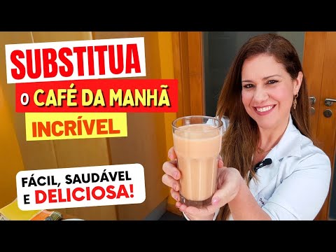 CAFÉ DA MANHÃ de 4 INGREDIENTES, ANTI-INFLAMATÓRIO, + FIBRAS E PROTEÍNAS (Fácil, Rápido e Saudável)