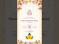 Simple yet elegant house warming invitation🏠…| #housewarming #housewarmingceremony #canva #yrshorts