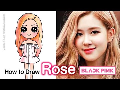 How to Draw Rose | BlackPink Kpop - YouTube