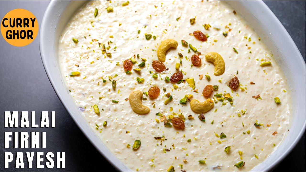 Mouthwatering Malai Firni Payesh l Perfect Recipe for Creamy Rice Pudding Bengali Style