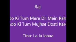 Mujhse dosti karoge lyrics