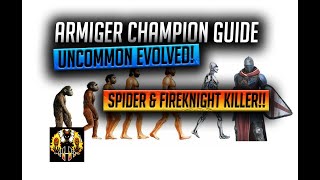 RAID: Shadow Legends | ARMIGER CHAMPION GUIDE | IS HE AN UNCOMMON OR A LEGENDARY? YOU DECIDE!