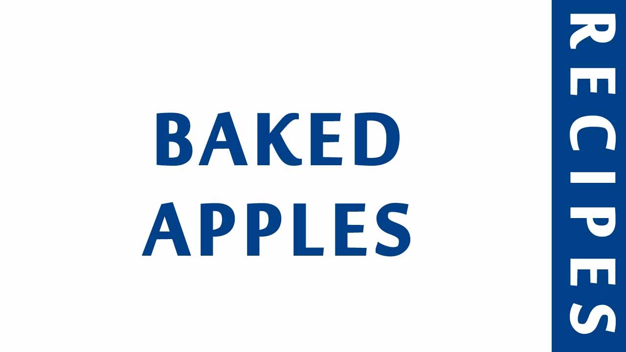 BAKED APPLES | DIABETIC RECIPES | STEP BY STEP | HEALTHY RECIPES | - YouTube