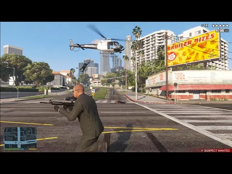 GTA 5 - La Puerta Assassination + Six Star Escape