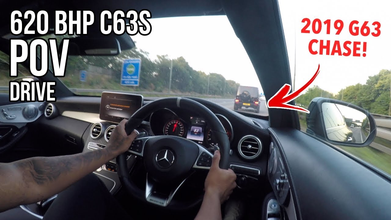 620 BHP C63s MERCEDES AMG *POV DRIVE* w/G63 2019 HIGHWAY CHASE!!
