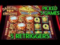 Picked 5 for a big win on dancing drums slot  las vegas slots  resorts world casino las vegas