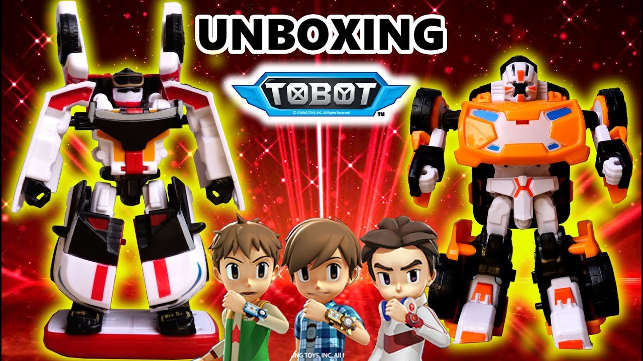 Unboxing Tobot V dan X Mainan  Anak Mobil Robot  Tobot 