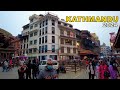  kathmandu city tour 2024  4k virtual walking in capital city of nepal 