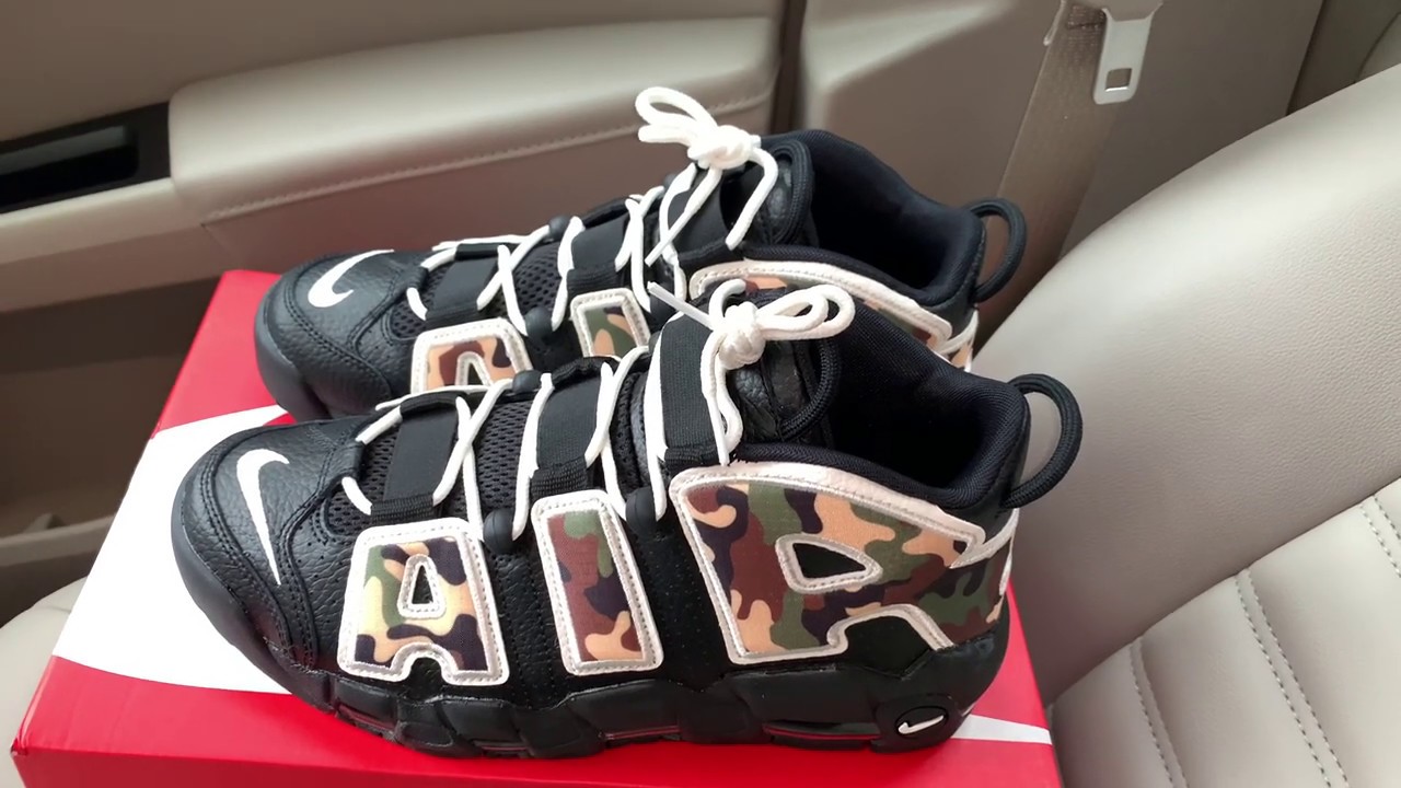 black and camo uptempo