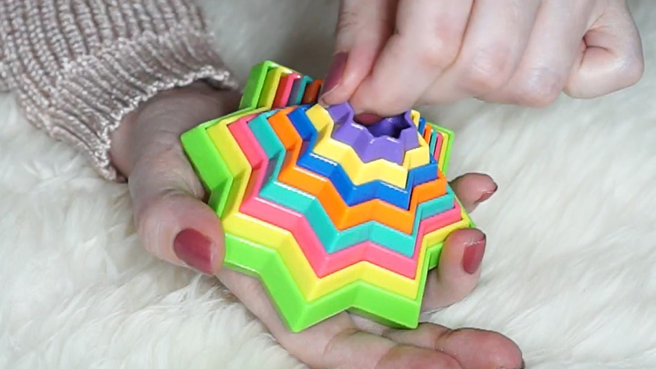 ASMR Folding & Collapsing Clicks + Brush & Scratch Sounds | No Talking