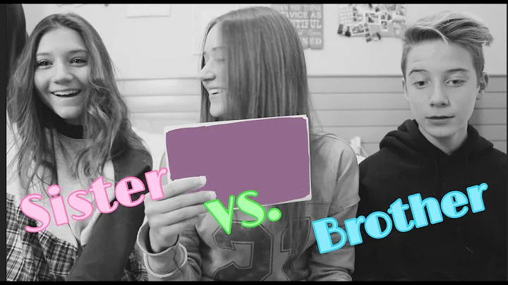 Who knows me better? Sister vs Brother || Riley Le...