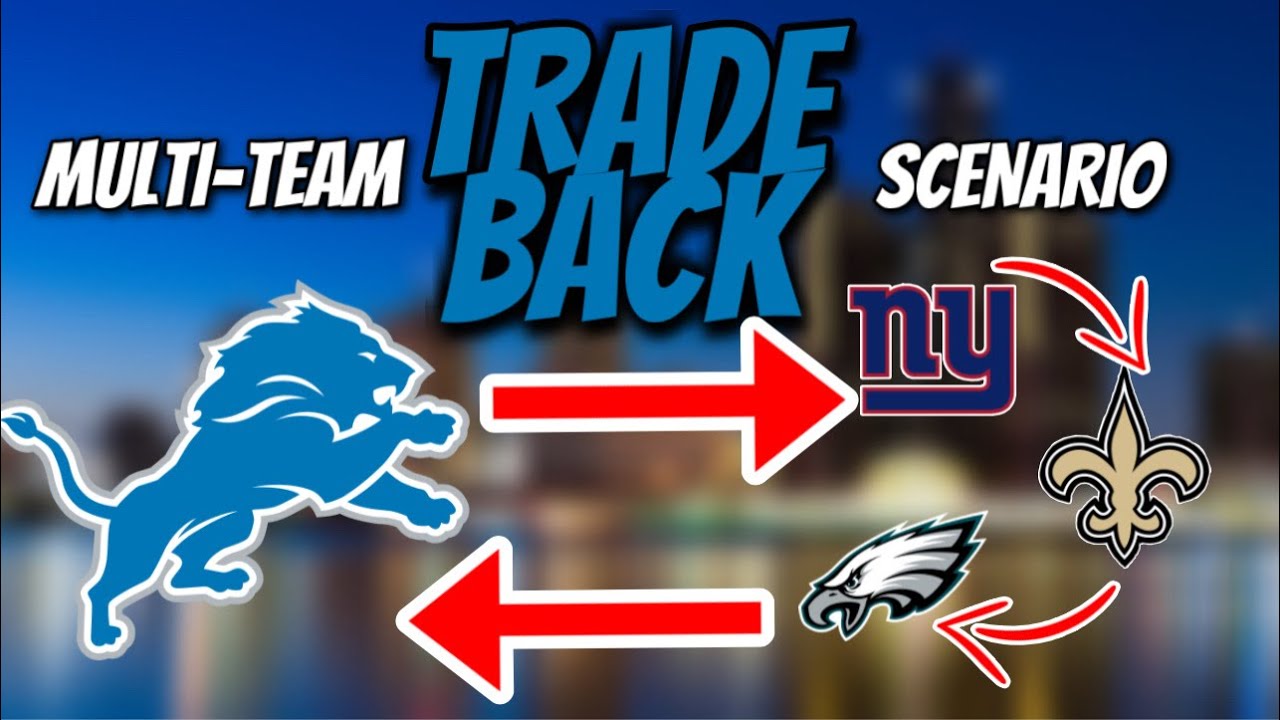Detroit Lions 2022 NFL Draft TRADE BACK SCENARIO: Multi-Team Trades
