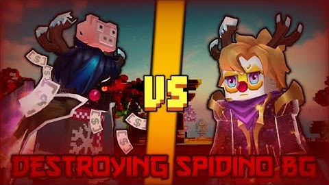 Beating Spidino BG In Sky Royale || Blockman Go