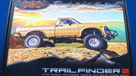 RC ADVENTURES - SCALE RC TRUCK - RC4WD Trail Finder 2 - 4X4 Toyota Hilux - BV1 UnBox & Roller Build