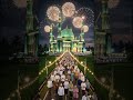 Suasana Takbiran Keliling Di Masjid Desa #takbiran #takbirkeliling #islam #fypシ