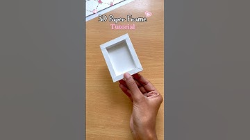 Make 3D paper frame perfectly ✨🫶🏻 | Art beats