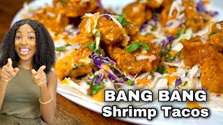 You Have To Try This MOUTHWATERING Bang Bang Shrimp Tacos