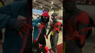 MILES MORALES MEETS MILES MORALES AT THOMAS J. HENRY’S SUPERHERO CAR SHOW & COMIC-CON 2022 #shorts