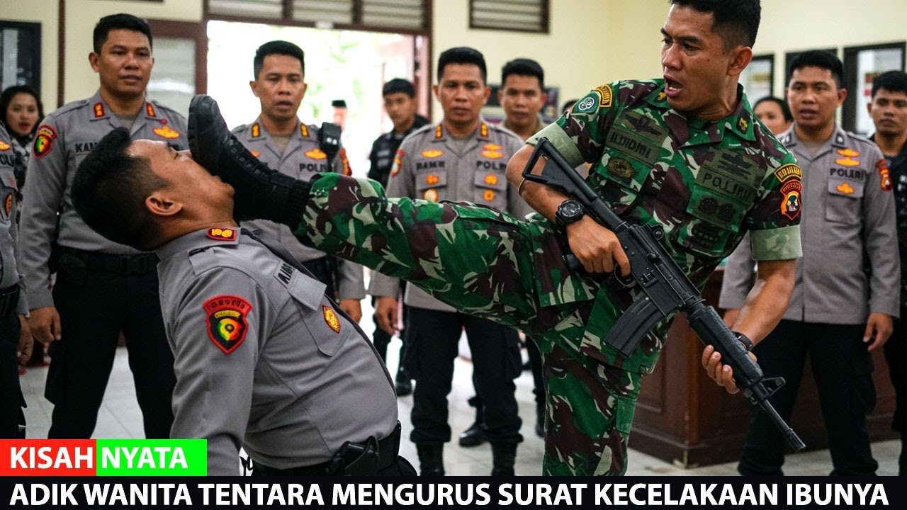 TNI MARAH BESAR!! Oknum Polisi Palak Adiknya Saat Urus Administrasi Kecelakaan Ibu
