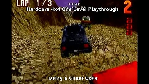 Hardcore 4x4 One Level Playthrough using a Sega Saturn Cheat Code :D #SegaSaturn #Sega #CheatCode