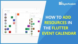 How to Add Resources in the Flutter Event Calendar