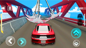 [Deadly Race] Impossible Track Speed Bump - FORD MUSTANG - Driving Games - Android Gameplay #5