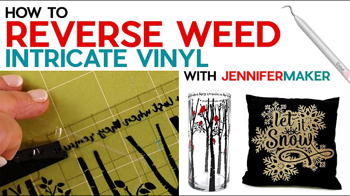 Reverse Weed Intricate Vinyl Designs & TINY Letter...