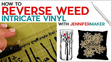 Reverse Weed Intricate Vinyl Designs & TINY Letters for Better Results!