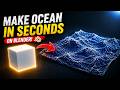 Make an Ocean in Seconds in Blender