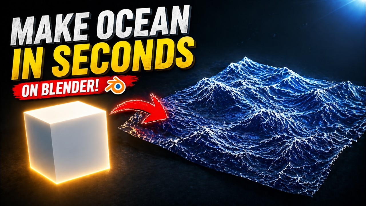 Make an Ocean in Seconds in Blender - YouTube