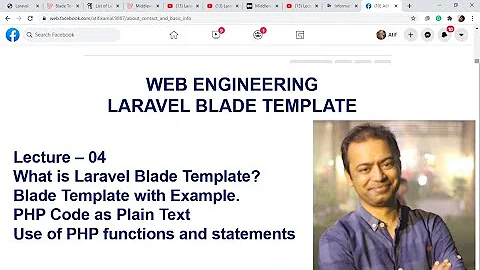 Lecture 04 Laravel Tutorial | Laravel Blade Template | #Blade Template