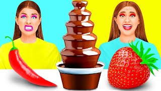 Desafío De Fuente De Chocolate | Deliciosas Recetas por Happy Fun