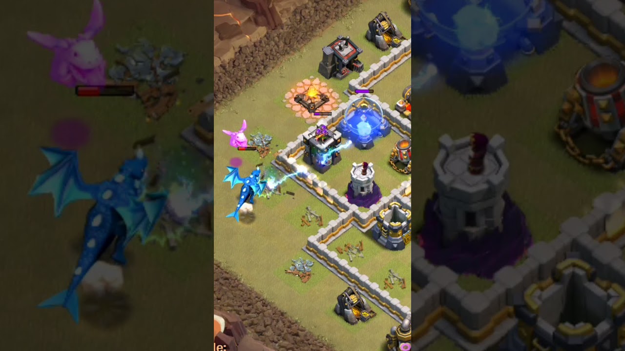 Best TH12 Electro Dragon Attack | Best War Attack Strategy | Clash of Clans #shorts #clashofclans