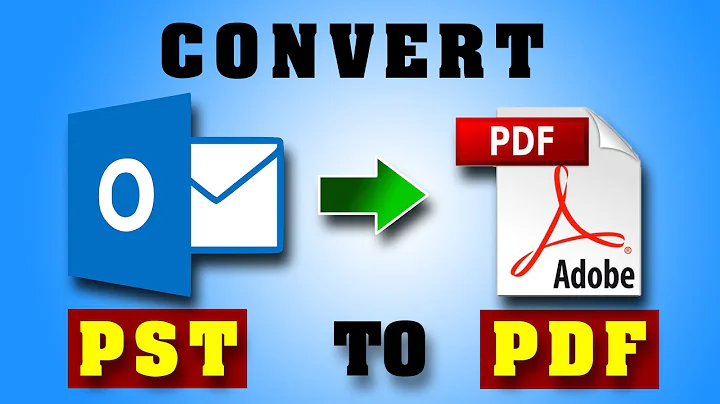 Convert PST to PDF | Save Outlook Emails as PDF using PST to PDF Converter | 2019
