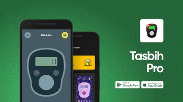Tasbih Counter Pro Dhikr App | Download on the App store and Google Play