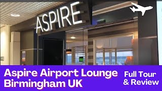 Aspire Airport Lounge Birmingham UK - Full Tour & Review screenshot 4